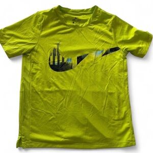 Nike Dri-Fit | Size: Boys Medium | Neon Yellow Graphic Tee